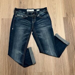 BKE Denim Sabrina Dark Wash Ankle Jeans size 29